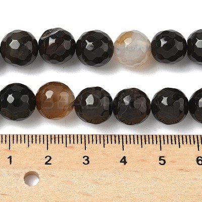 Natural Agate Beads Strands G-M437-C01-01Y-1