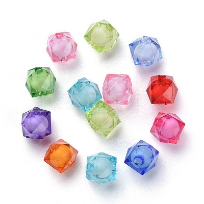 Transparent Acrylic Beads TACR-S112-10mm-M-1