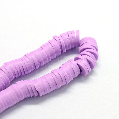 Handmade Polymer Clay Beads X-CLAY-R067-8.0mm-01-1