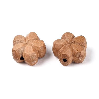 Natural Apple Wood Beads WOOD-N021-04-1