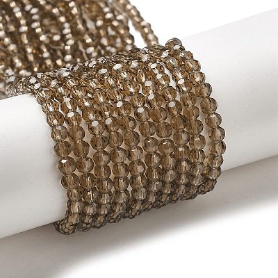 Transparent Glass Beads Strands EGLA-A035-T4mm-D16-1