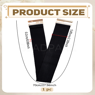 1Pc Polyester Elastic Chain Belt AJEW-LP0007-42C-1