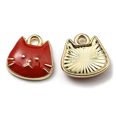 Golden Plated Alloy Charms ENAM-L042-01G-06-1