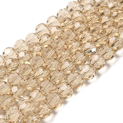 Transparent Glass Beads EGLA-A035-T8mm-D22-1