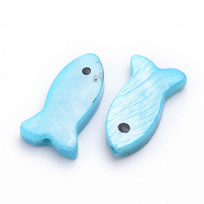 Natural Freshwater Shell Beads SHEL-Q008-86-1