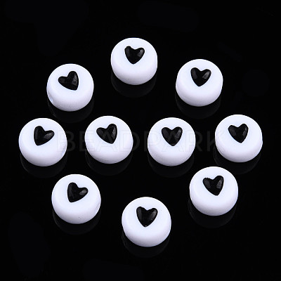 Opaque Acrylic Beads MACR-N008-57A-1
