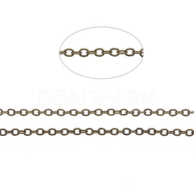 Brass Cable Chains CHC-T008-08AB-1