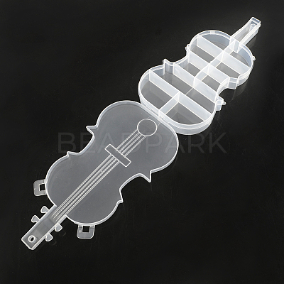 Violin Plastic Bead Storage Containers CON-Q023-05-1