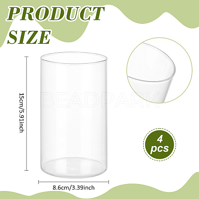 Transparent Glass Hydroponic Vase AJEW-WH0348-441B-1