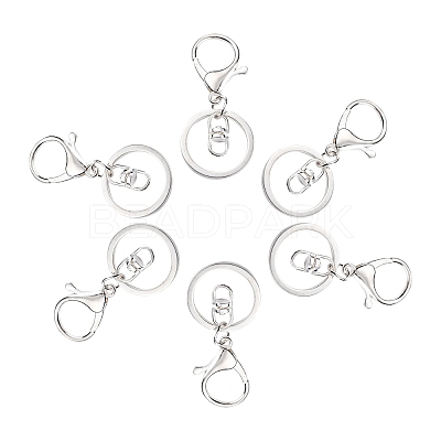 Iron Alloy Lobster Claw Clasp Keychain LS-KEYC-D016-S-1