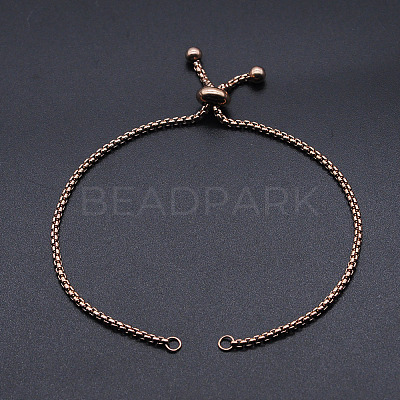Adjustable 201 Stainless Steel Slider Bracelets Making LS-STAS-S105-JN646-3-1