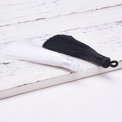 Polyester Tassel Big Pendants Decoration AJEW-S059-M-1