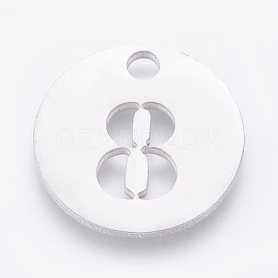 Non-Tarnish 304 Stainless Steel Pendants STAS-F233-08-P-1
