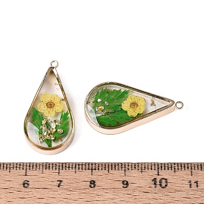 Epoxy Resin Pendants KK-Q082-02KCG-04-1
