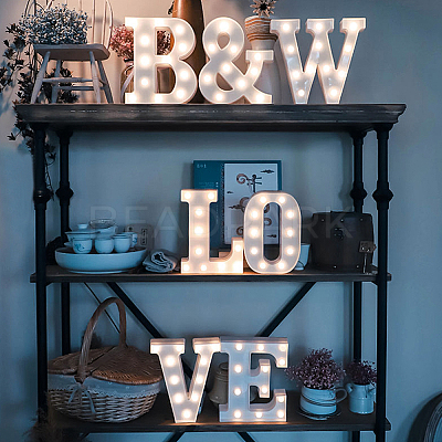 Wooden Letter Ornaments WOOD-GF0001-15-25-1