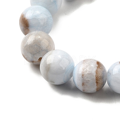 Natural Striped Stone Beads Strands G-D315-A01-01-6mm-1