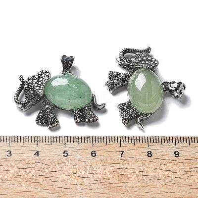 Natural Green Aventurine Pendant G-H083-02AS-05-1