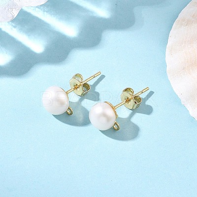 304 Stainless Steel Stud Earring Findings EJEW-JE07462-1