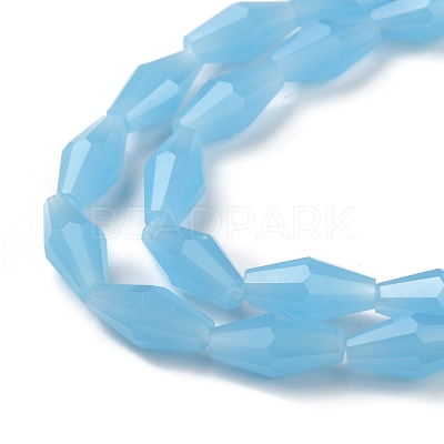 Opaque Glass Beads Strands GLAA-P001-03A-05-1