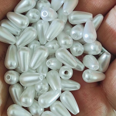 ABS Plastic Imitation Pearl Beads KY-WH0001-066F-01-1-1