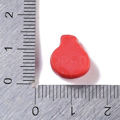 Opaque Christmas Theme Resin Cabochons RESI-H162-06C-1