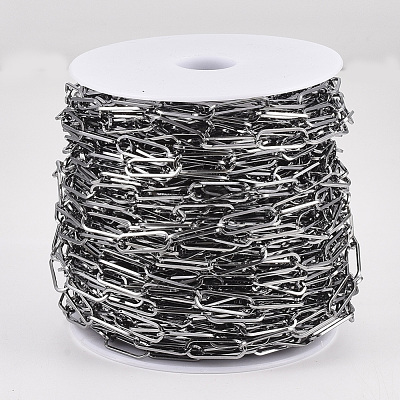 Unwelded Iron Paperclip Chains CH-S125-02B-B-1