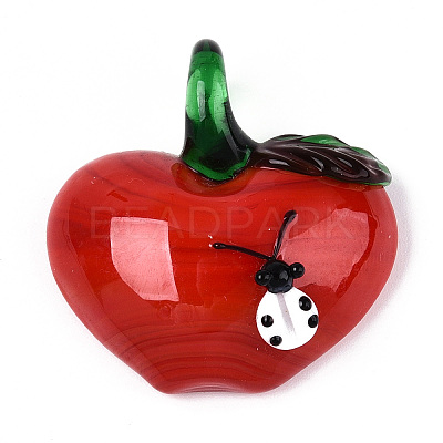 Handmade Lampwork Pendants LAMP-N034-15D-1