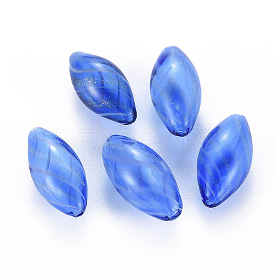 Transparent Handmade Blown Glass Globe Beads X-GLAA-T012-13-1