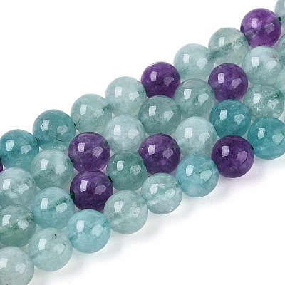 Natural Quartz Beads Strands G-T144-6mm-10C-1