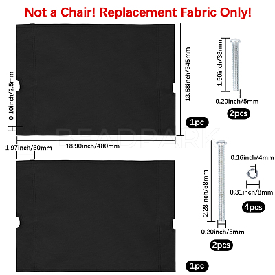 Cloth Folding Chair Cover AJEW-WH20001-78B-03-1