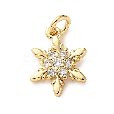 Brass Micro Pave Cubic Zirconia Pendants LS-KK-I383-05G-06-1