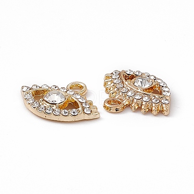 Alloy Rhinestone Pendants PALLOY-P287-06G-01-1