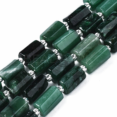 Natural Fuchsite Beads Strands G-S376-011-1-1