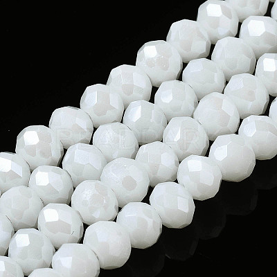 Electroplate Glass Beads Strands EGLA-A034-P3mm-A02-1