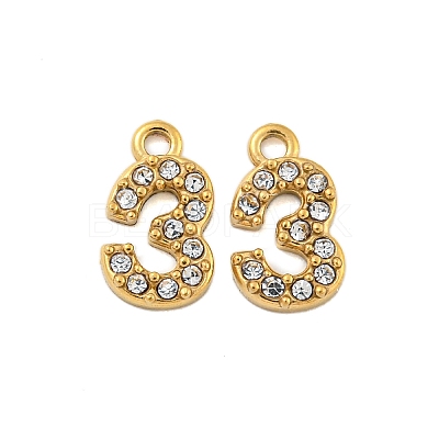 304 Stainless Steel Pendants STAS-L080-002G-03-1