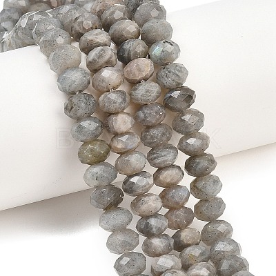 Natural Labradorite Beads Strands G-C259-A41-5x8mm-1
