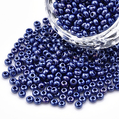 8/0 Czech Opaque Glass Seed Beads SEED-N004-003A-24-1