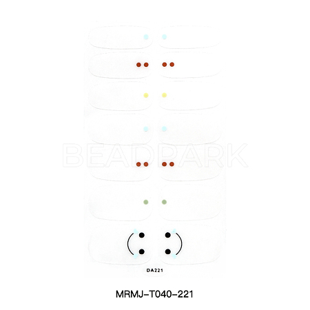 Full Cover Nail Art Stickers MRMJ-T040-221-1