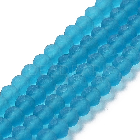 Transparent Glass Beads Strands EGLA-A034-T4mm-MD27-1