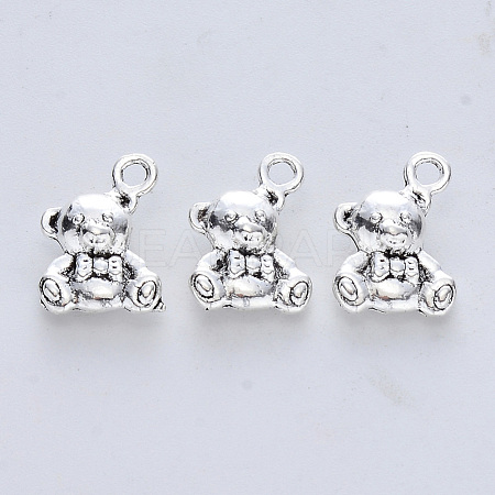 Tibetan Style Alloy Pendants TIBE-R316-046AS-RS-1