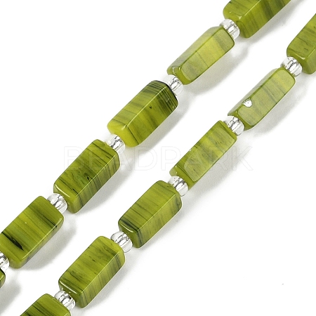 Handmade Lampwork Beads Strands LAMP-Q037-01B-03-1
