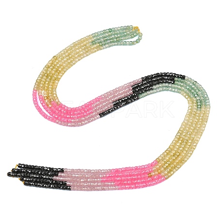 Cubic Zirconia Beads Strands ZIRC-P125-2x3mm-10-1