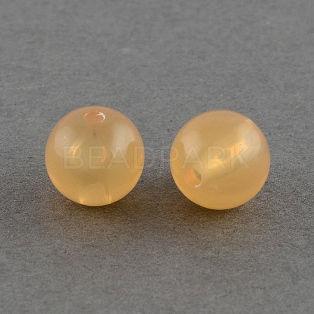 Imitation Jelly Acrylic Beads LS-SACR-R836-6mm-10-1