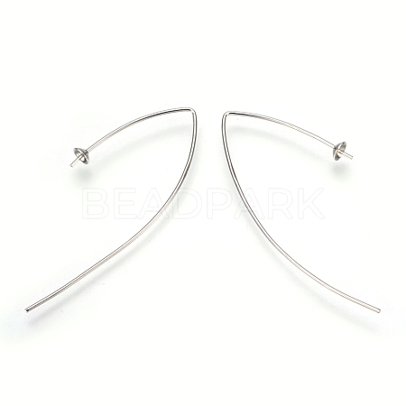 925 Sterling Silver Earring Hooks STER-P045-09P-1