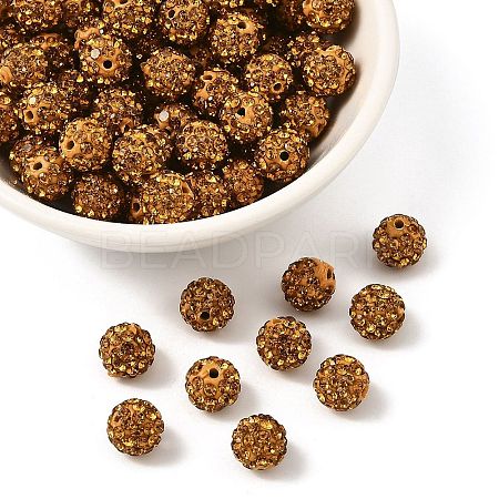 Pave Disco Ball Beads RB-H258-8MM-203-1