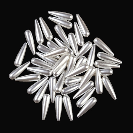 ABS Plastic Imitation Shell Pearl Beads X-KY-S171-18G-1