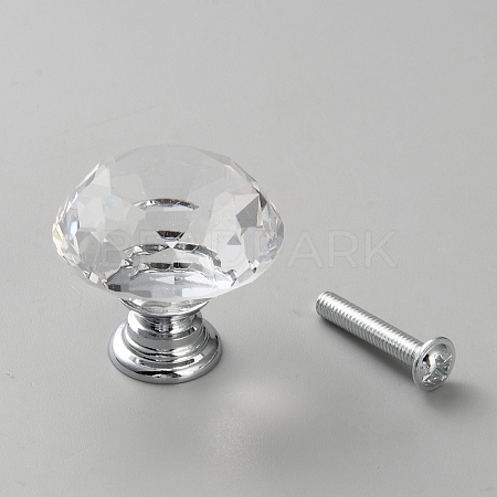 Glass & Aluminium Alloy Cabinet Handles AJEW-WH20018-177P-01-1