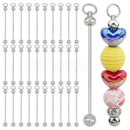 Alloy Beadable Keychain Bar AJEW-WH0314-898-1