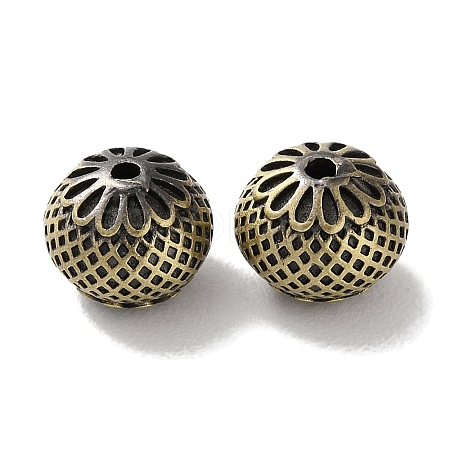 Tibetan Style Brass Beads KK-M284-46AB-1