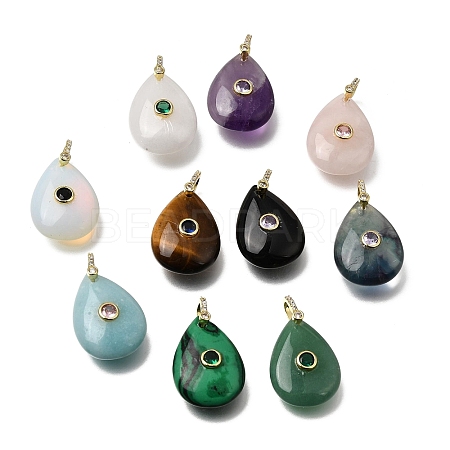 Natural & Synthetic Mixed Gemstone Pendants GG-CBA7610-07G-1